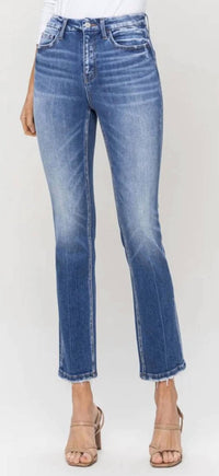 Flying Monkey - Poised High Rise Slim Straight Jeans