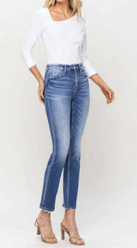 Flying Monkey - Poised High Rise Slim Straight Jeans