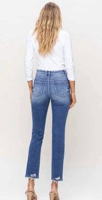 Flying Monkey - Poised High Rise Slim Straight Jeans