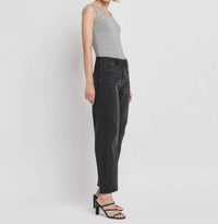 Flying Monkey - Rebel Black High Rise Barrel Jeans