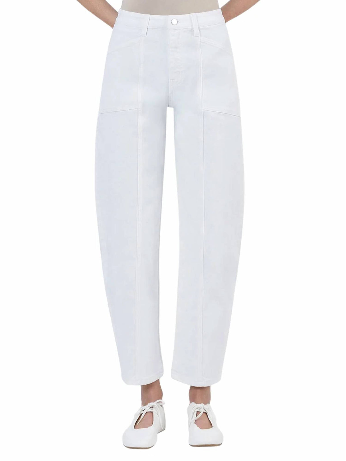 Flying Monkey - Super High Rise Panel Barrel Jeans