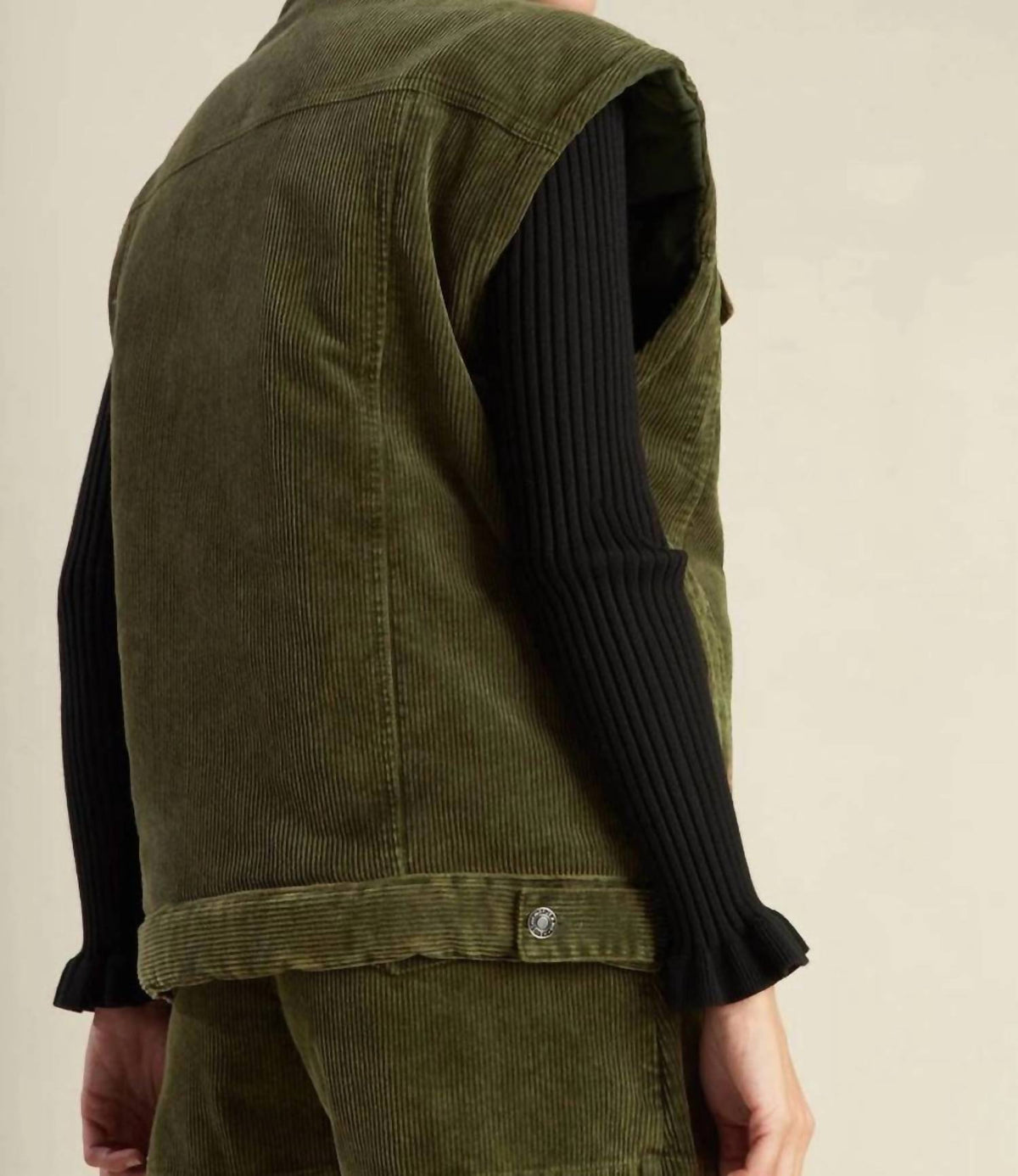 Flying Tomato - Corduroy Button Down Vest