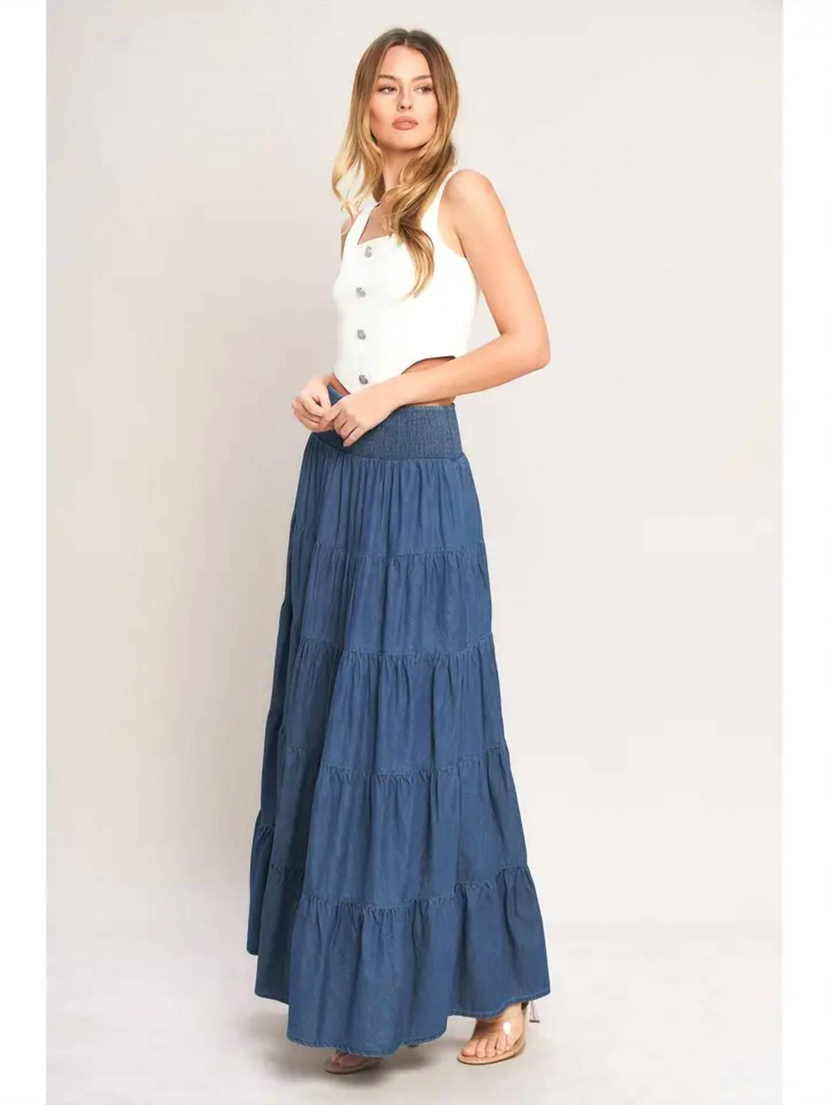 Flying Tomato - Lightweight Maxi Skirt