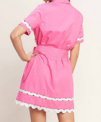 Flying Tomato - Solid Woven Mini Dress