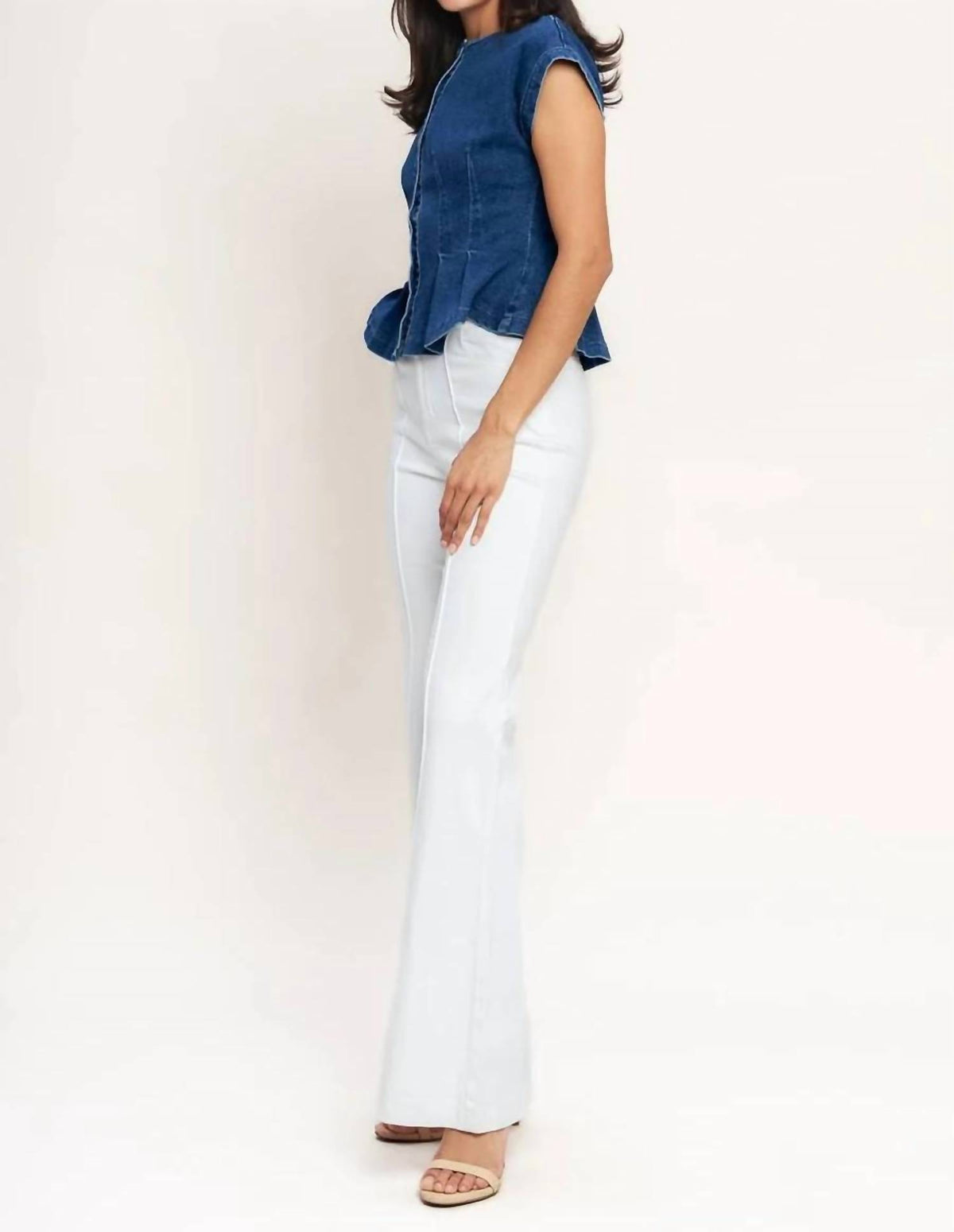 Flying Tomato - Washed Denim Top