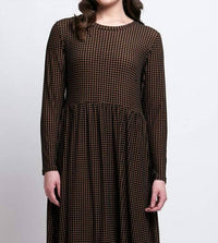 Foil - Wild Side Tunic Dress - brown - clothing - dresses