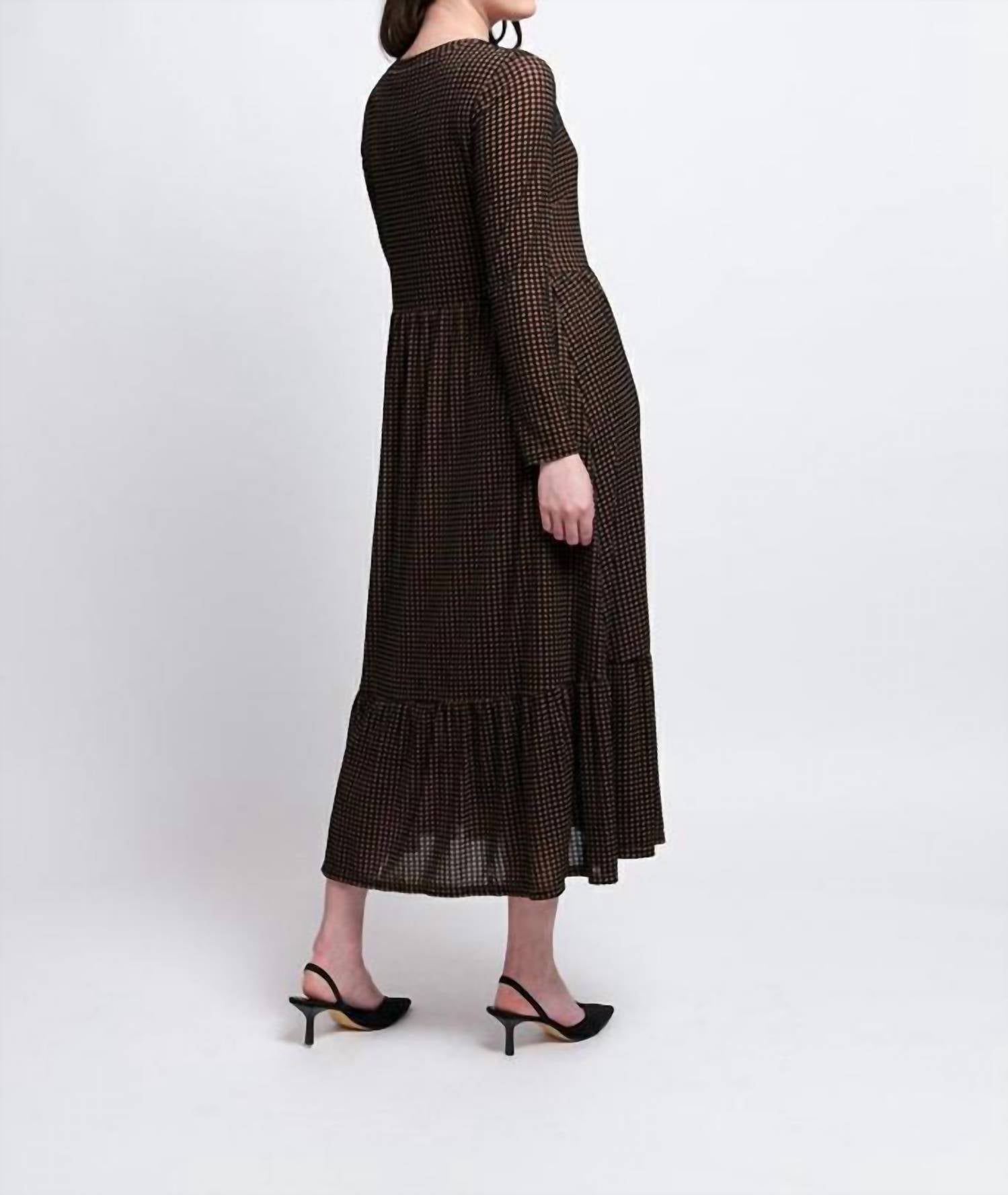 Foil - Wild Side Tunic Dress - brown - clothing - dresses