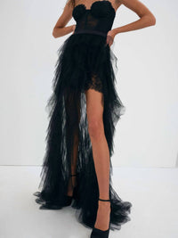 For Love & Lemons - Bustier Gown - black - clothing - dresses