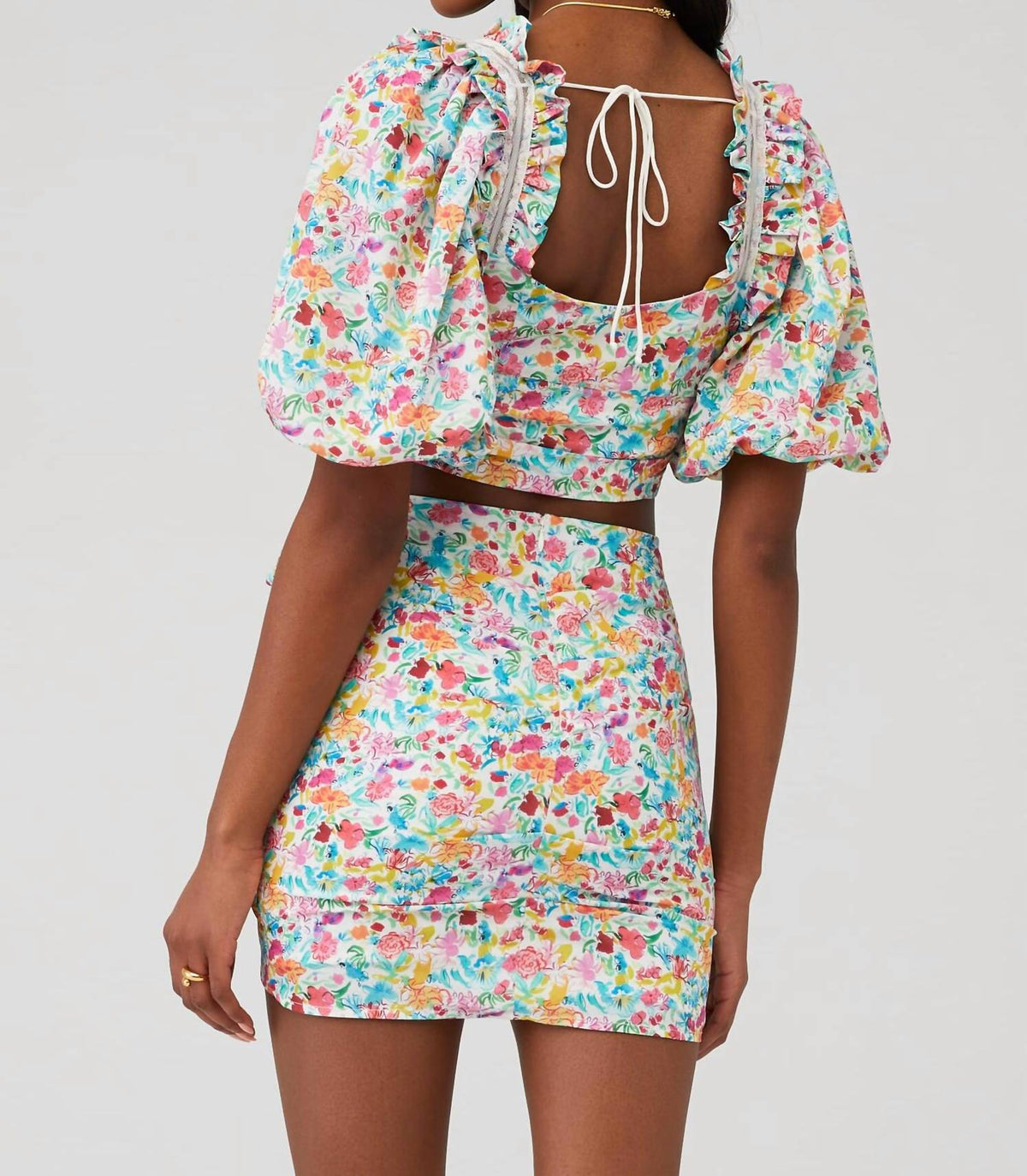 For Love & Lemons - Claude Puff Sleeves Top