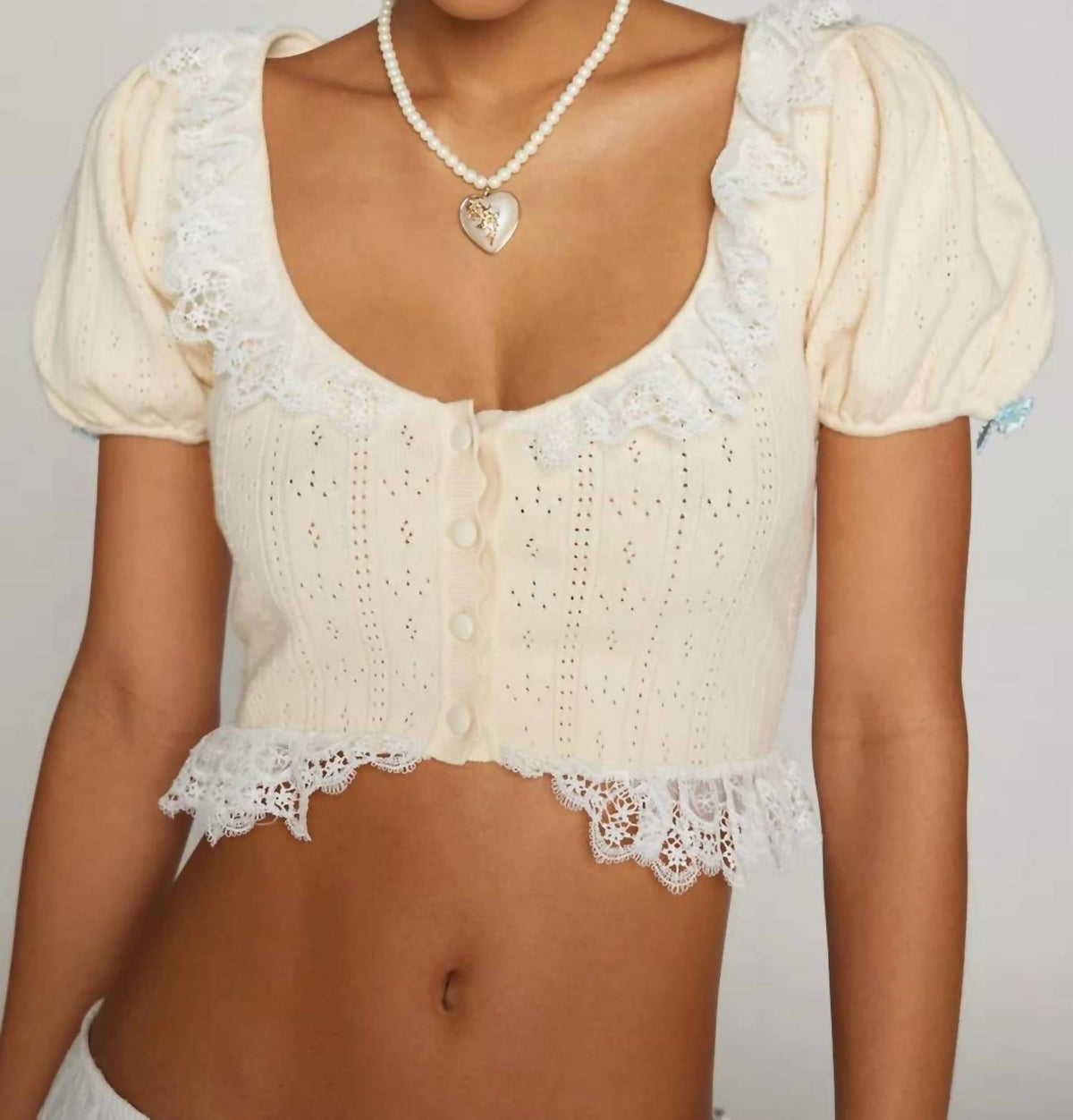 For Love & Lemons - Daniela Knit Top