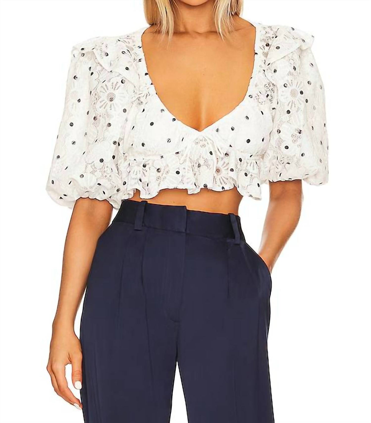 For Love & Lemons - Glenn Crop Top