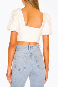 JESSIE CUTOUT CROPPED TOP
