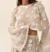 For Love & Lemons - Sara Crochet Top