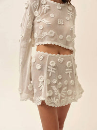 For Love & Lemons - Sara Crochet Top