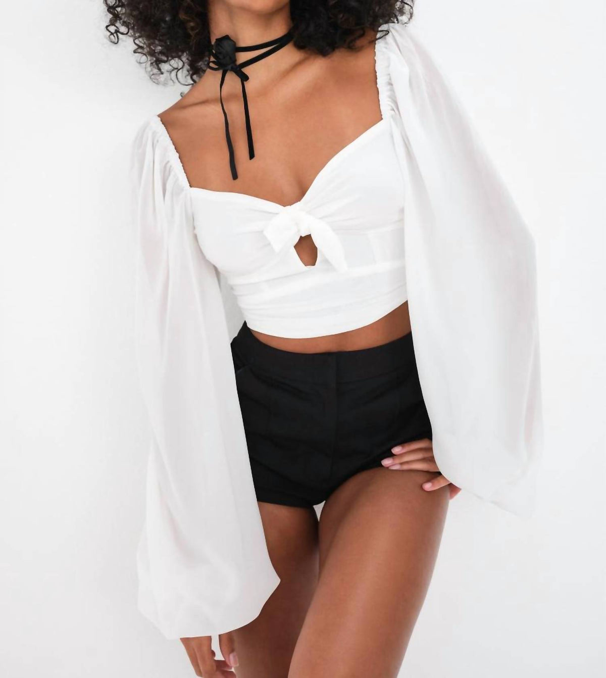 For Love & Lemons - TRISHA CROP TOP