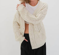For Love & Lemons - VERA OVERSIZED CARDIGAN