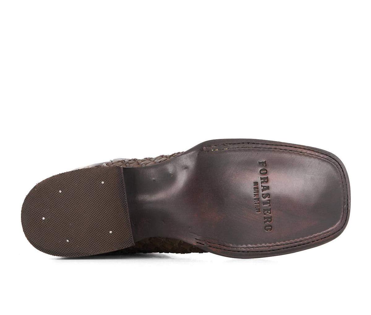 Forastero - Men's Real Leather Patterned Cowboy Boots