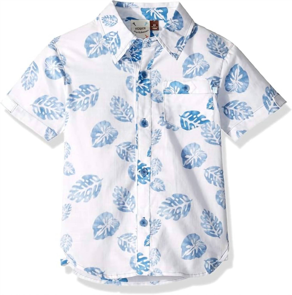 Fore Axel & Hudson - Boy's Leaf Print Shirt