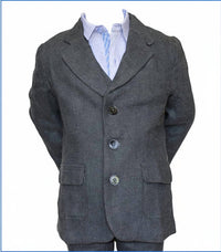 Fore Axel & Hudson - Kids Charcoal Brush Flannel Blazer