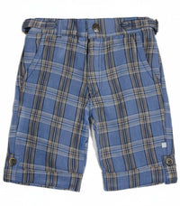 Fore Axel & Hudson - Kids Linen Classic Plaid Short