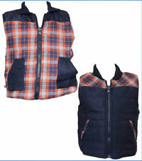 Fore Axel & Hudson - Kids Plaid Reversible Crimson Vest