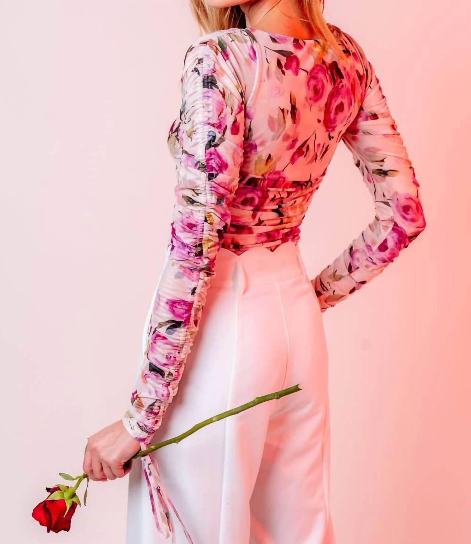 Fore - Bristol Long Sleeve Bodysuit - bodysuits - clothing - floral