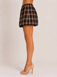 Fore Collection - Bubble Skirt With Elastic Waist