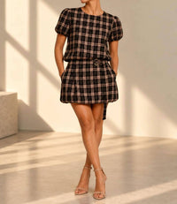 Fore Collection - Carmen Bubble Hem Blouse