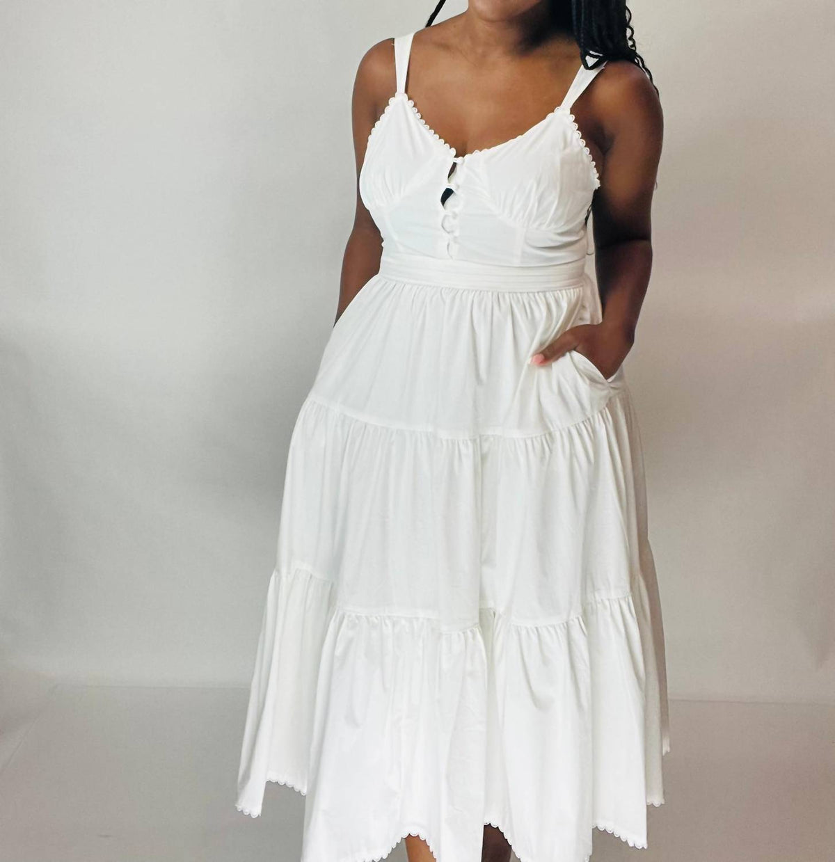 Fore Collection - Claire Midi Dress