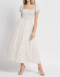 Fore Collection - Floral Smocked Dress