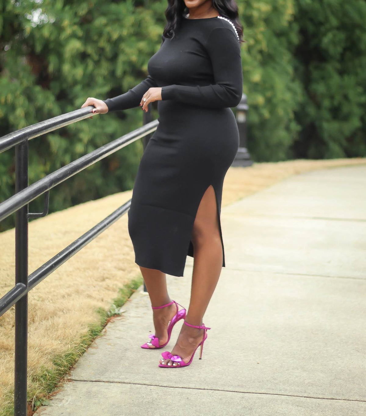 Fore Collection - Jess Drop Back Midi Dress