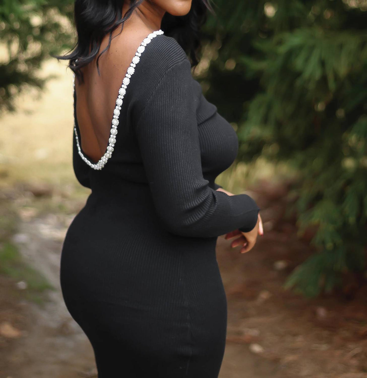 Fore Collection - Jess Drop Back Midi Dress