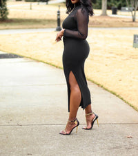Fore Collection - Lizz Mesh Cutout Dress