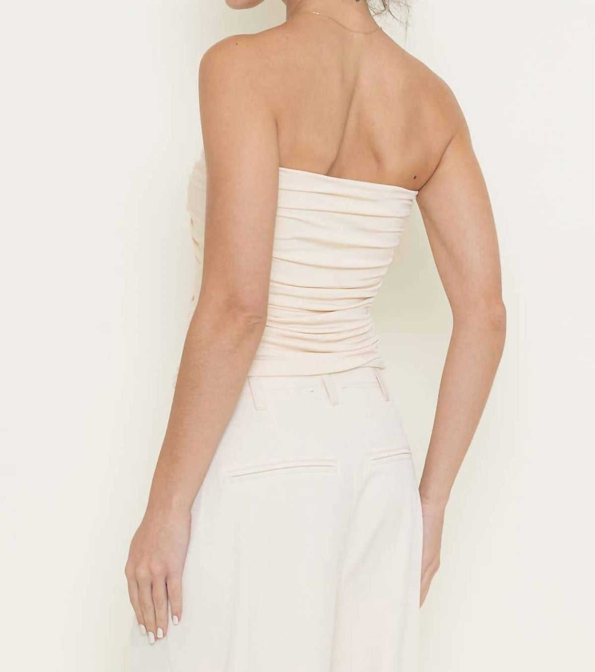 Fore Collection - Shell Strapless Top