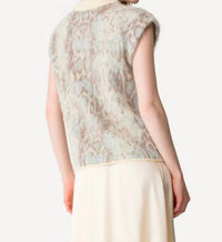 Forte Forte - plumes de python alpaca jacquard vest