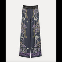 Forte Forte - Sogni Print Envers Satin Elasticated Pants