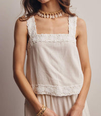 Forte - Tank And Wide-leg Pants Set