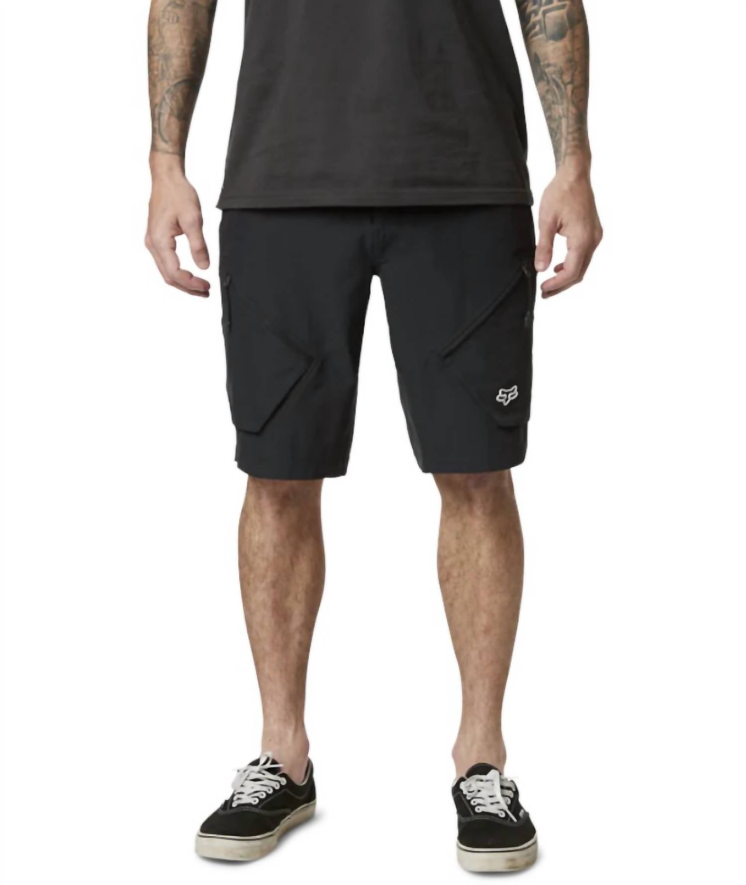Fox Racing - Men's Alpha Cargo Shorts - black - cargo - clothing