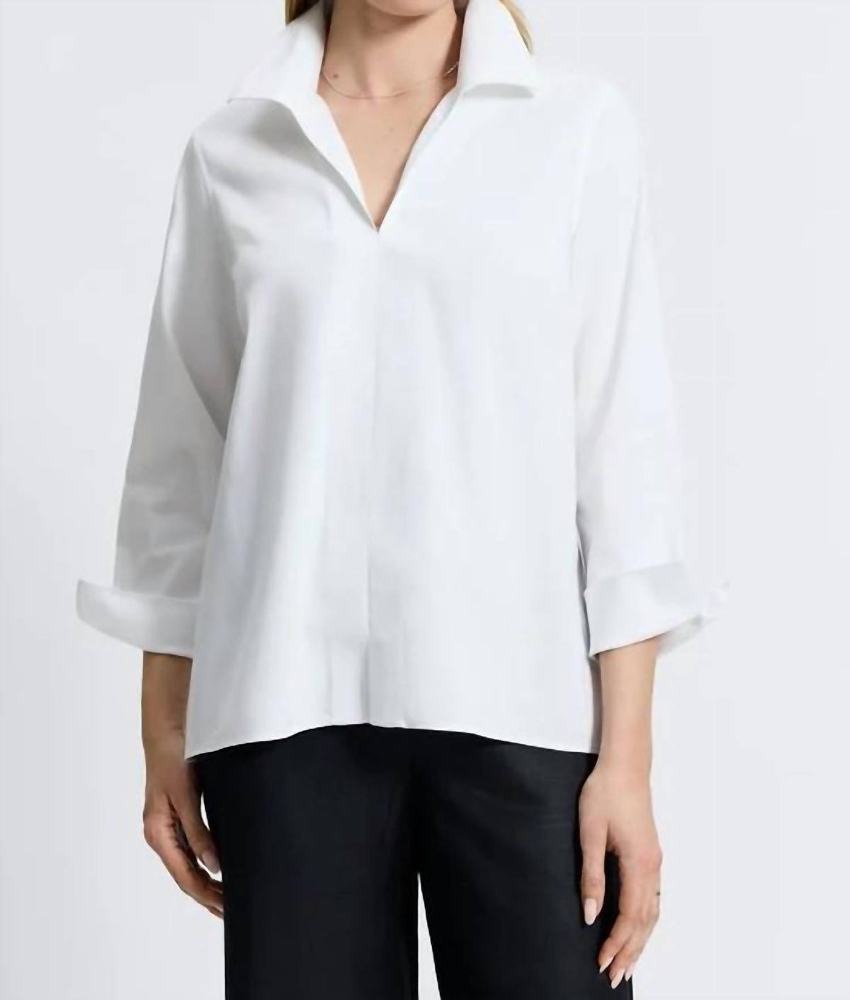 Foxcroft - AGNES Long Sleeve Top