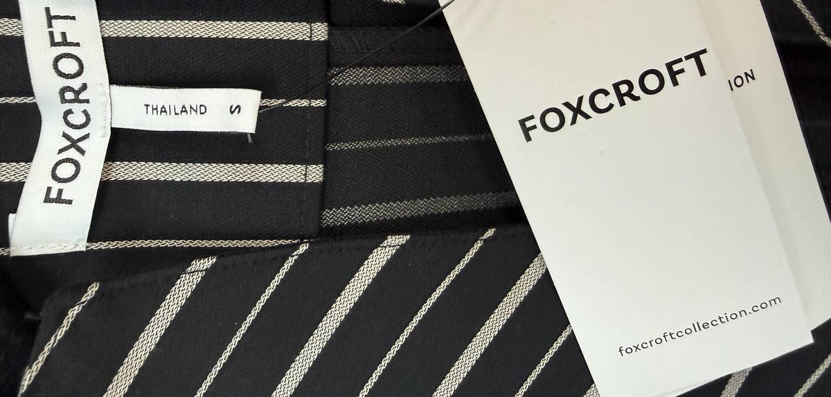 Foxcroft - Daphne Stripe Stretch Cotton Blend Pullover Shirt