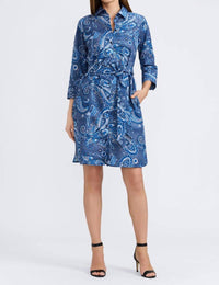 Foxcroft - Rocca Paisley 3/4 Sleeve Dress