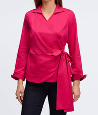 Foxcroft - Salina No Iron Stretch Matte Sateen Shirt
