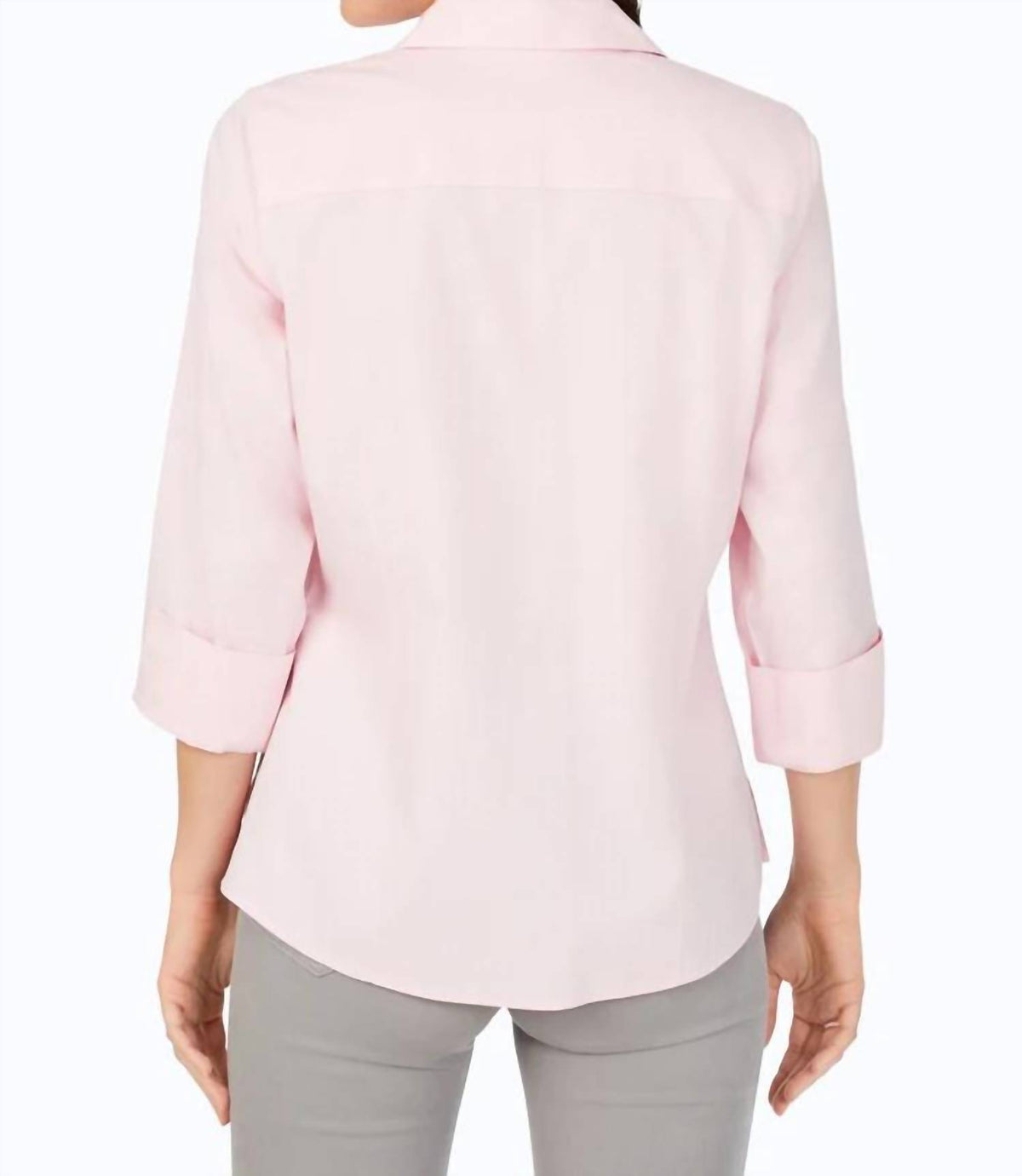 Foxcroft - TAYLOR 3/4 PINPOINT SHORT SLEEVE SHIRT