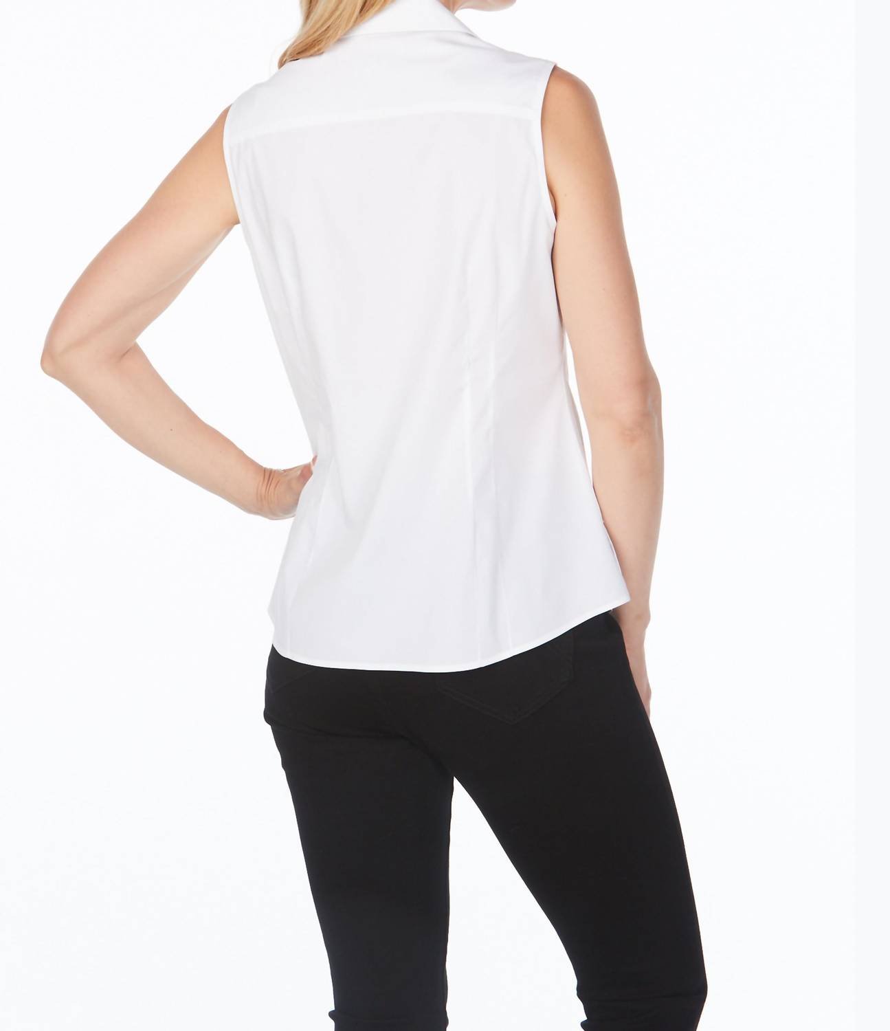 Foxcroft - Women's Taylor Sleeveless Button Down - button - down - shirts - clothing - cotton - blend