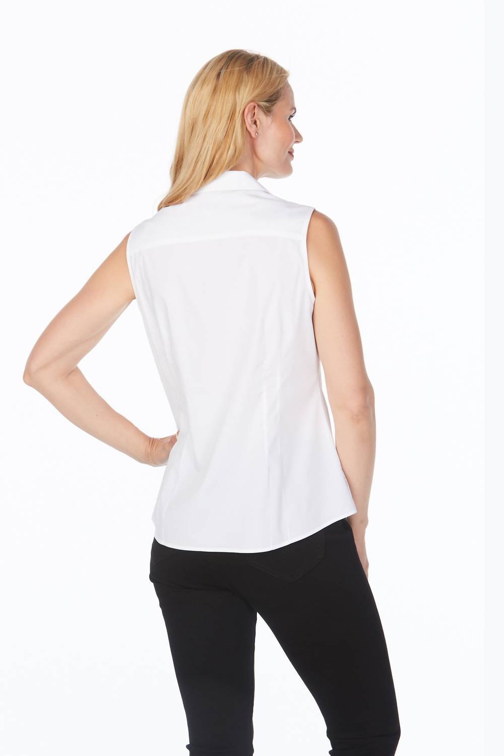 Foxcroft - Women's Taylor Sleeveless Button Down - button - down - shirts - clothing - cotton - blend