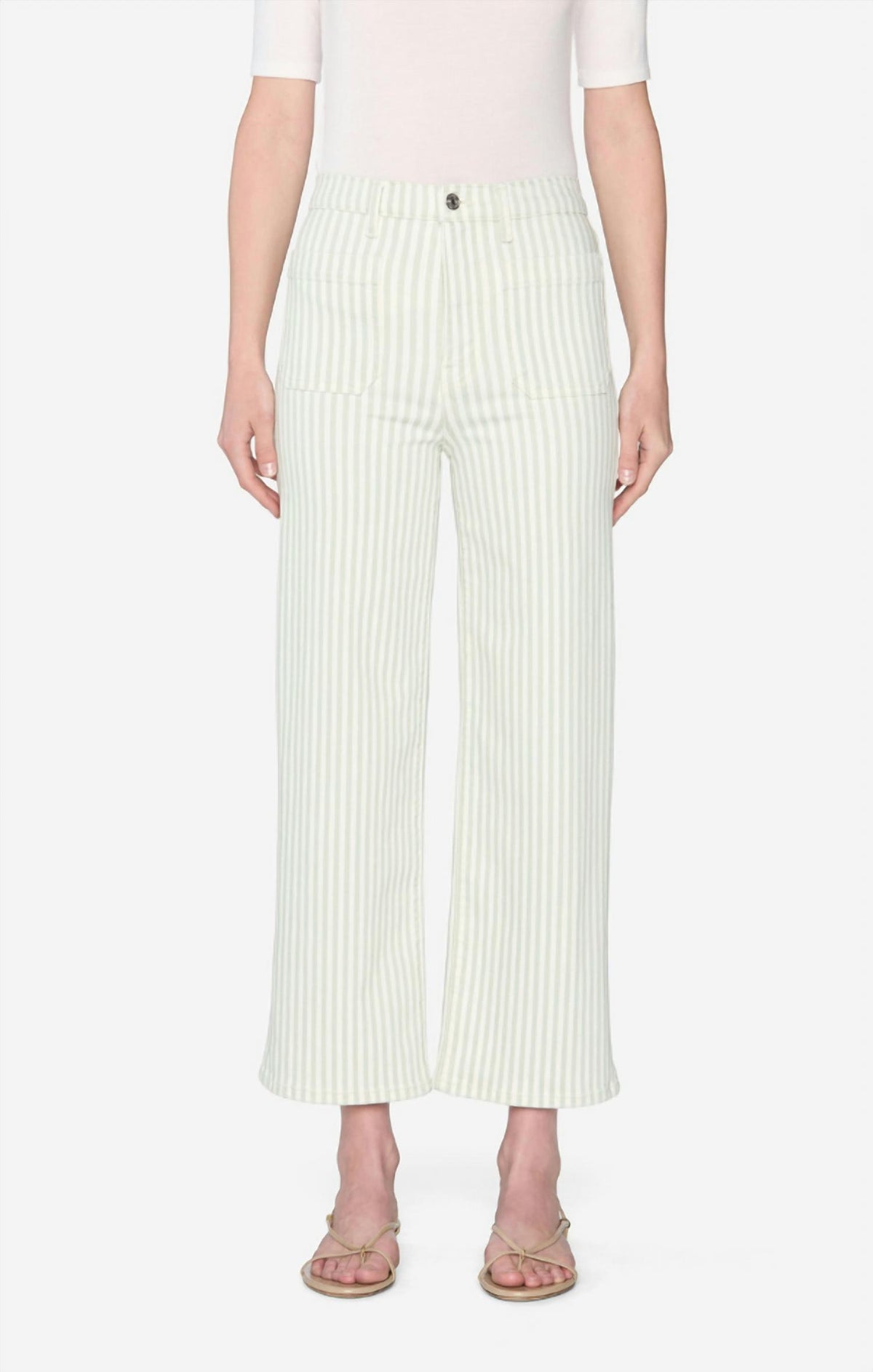 Frame - The Anchor High Rise Subtle Wide Leg Pant