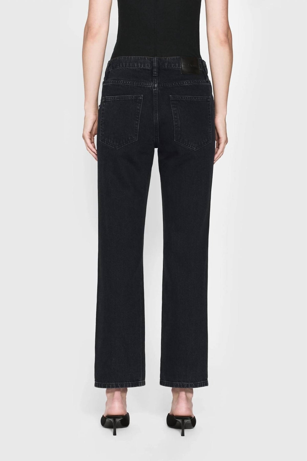 Frame - Atelier Beaded Straight Jeans