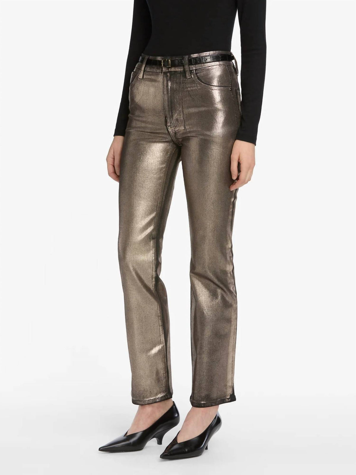 Frame - Bootcut Reboot Coated Pants