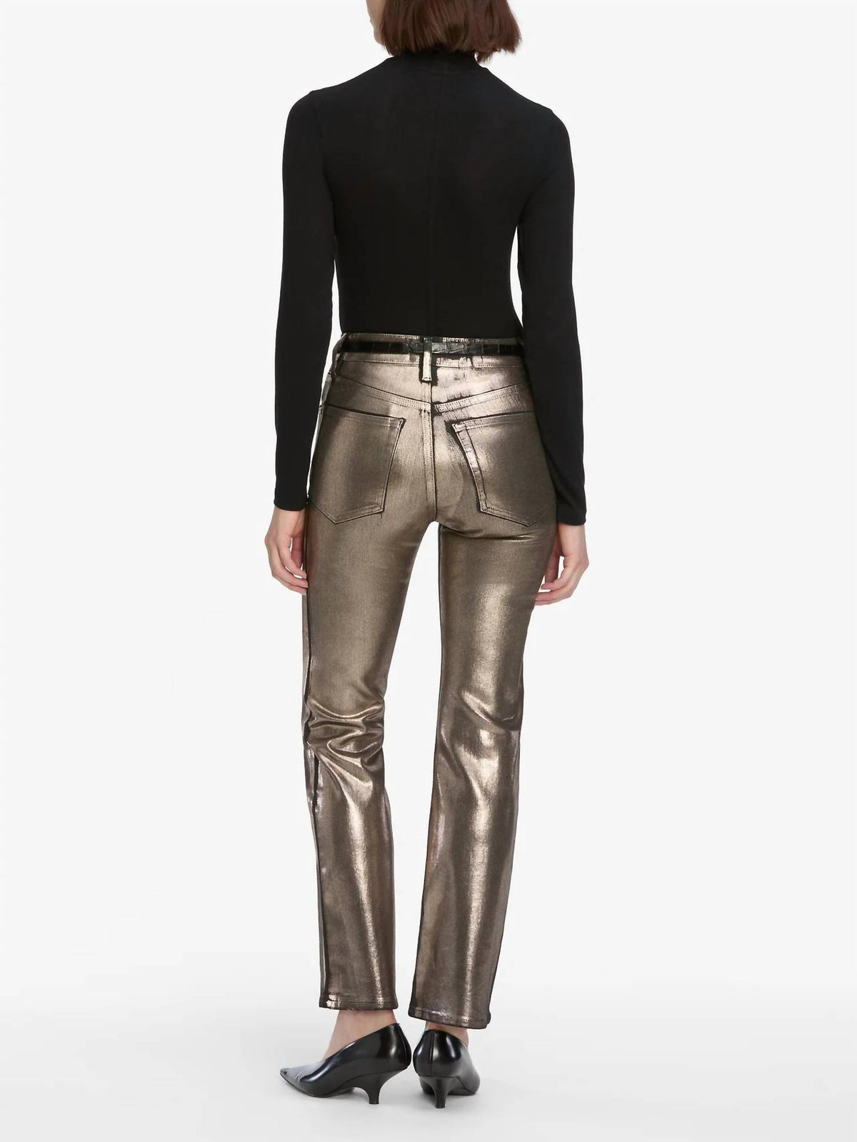 Frame - Bootcut Reboot Coated Pants