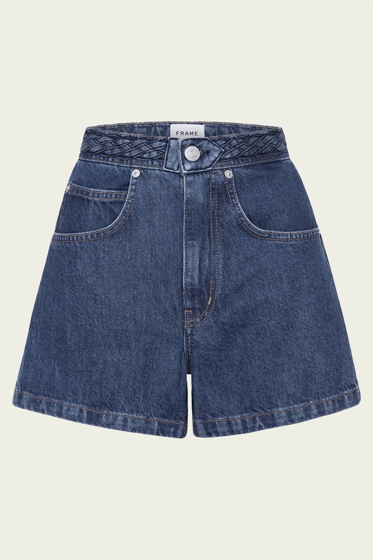 Frame - Braided Waistband Shorts